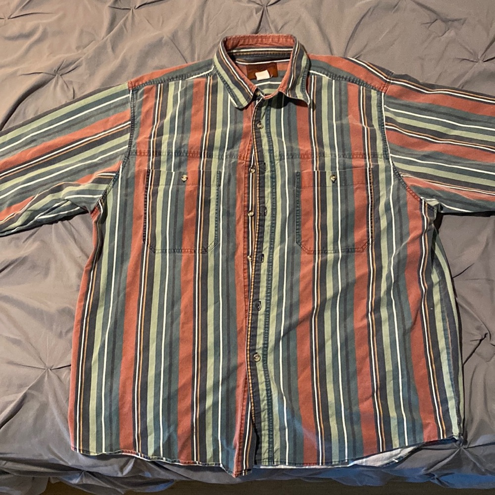 Vintage Wrangler striped button up